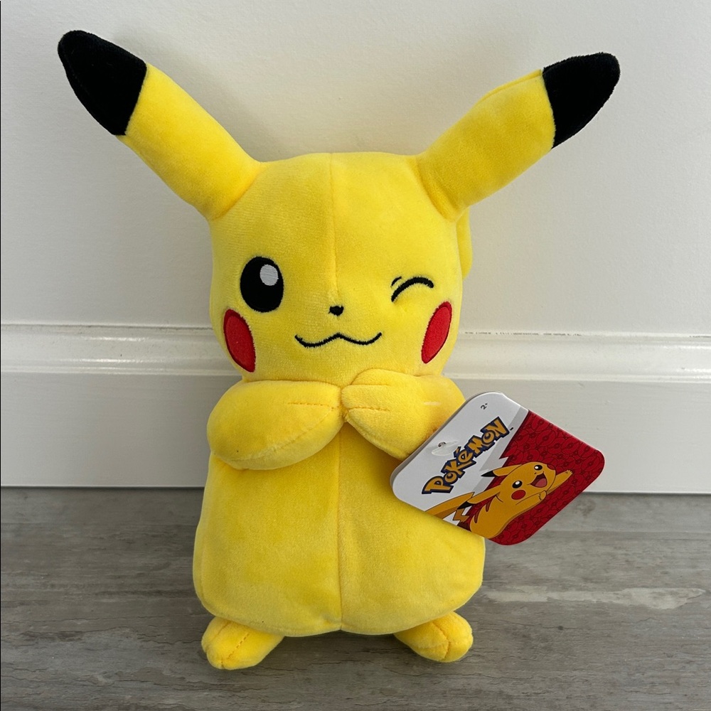 Pikachu Plush Toy 8in - Picture 3 of 3